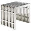 Petit banc modulaire en acier inoxydable Modway