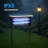 Solar Mosquito Killer Lamp With Solar Panel Rechargeable Fly Zapper Outdoor And Indoor Use