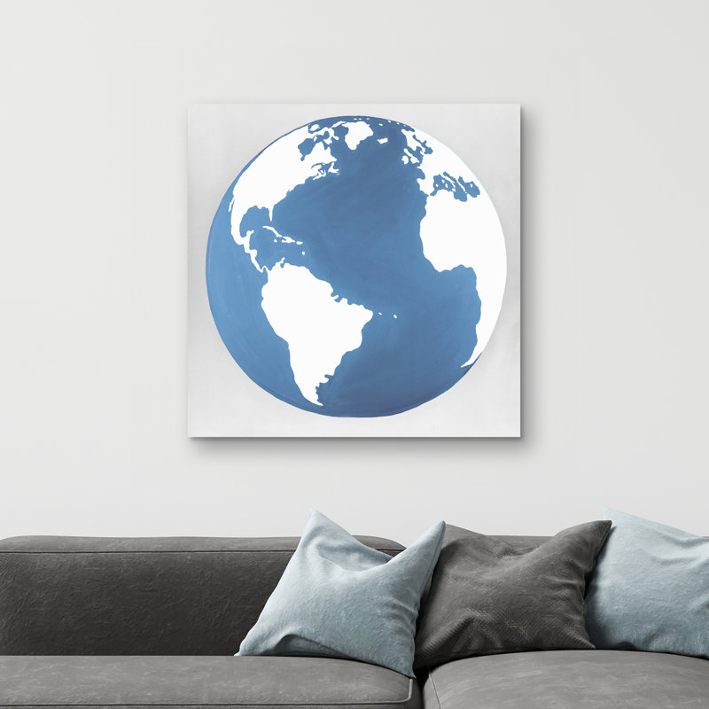 The earth - 32"x32" art on canvas
