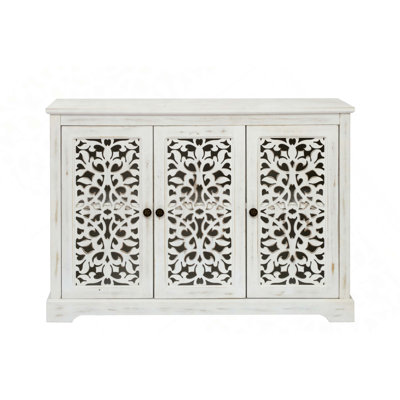 Antique Sideboard Storage Cabinet, Vintage Accent Cabinet, Buffet Server Console Cabinet for Kitchen Dining Room Living Room Hallway