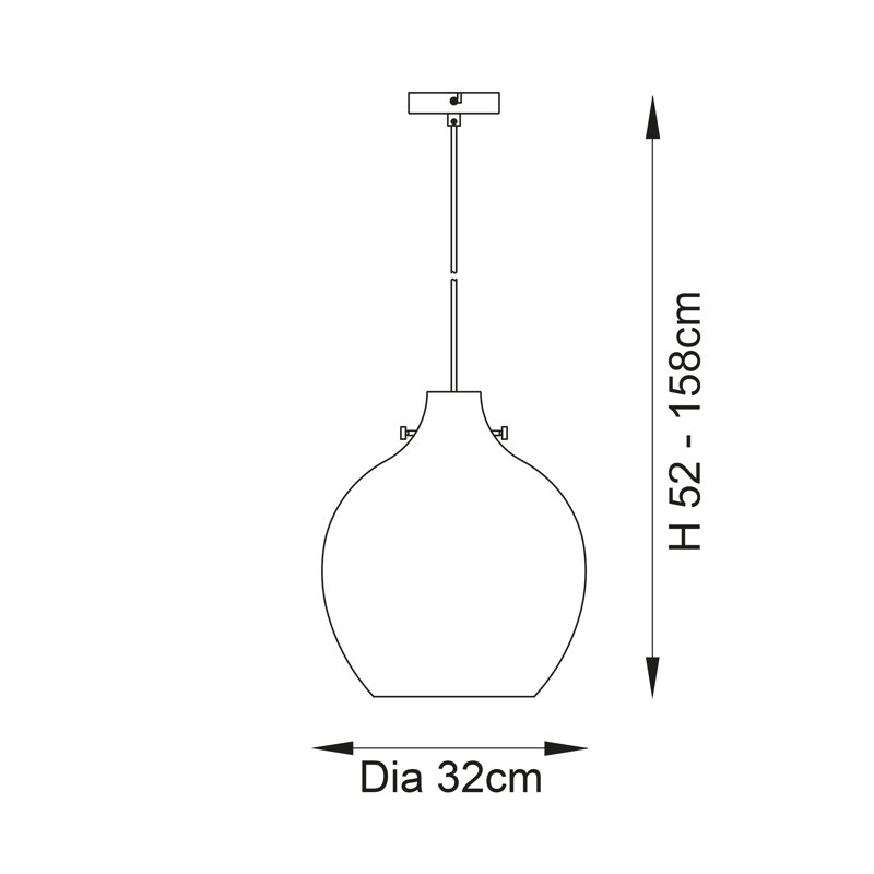 Sudlersville 1 -Light Dome Pendant