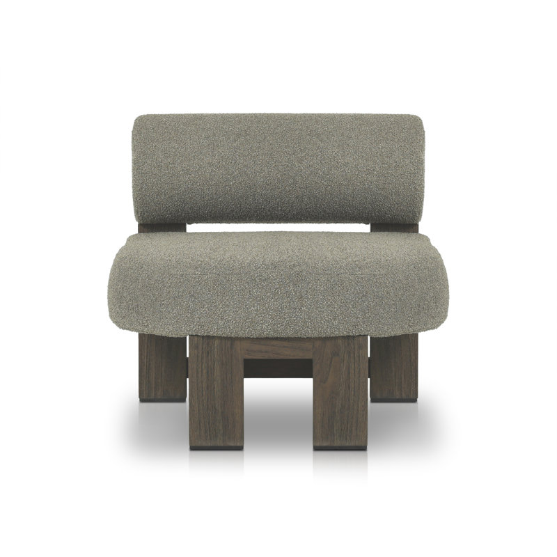 Malta Outdoor Teak Lounge Chair, Medium Brown, Stained Saddle Brown