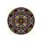Navy Blue Red Antique Yellow Pattern Detailed Woven Base Modern Decorative Carpet-491070985