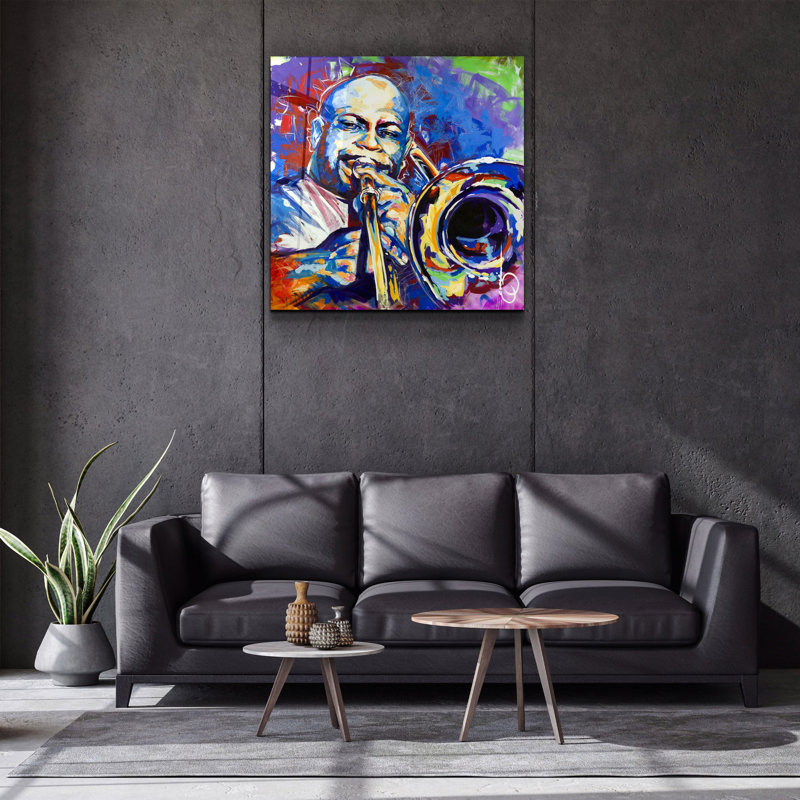 Superbe peinture décorative en verre trempé de 31,5 po x 31,5 po | 100% verre trempé, épaisseur: 0,16 pouce | Imprimé UV pour des couleurs éclatantes et une durabilité | Décoration murale parfaite pour le salon, la chambre à coucher ou le bureau, design élégant et moderne