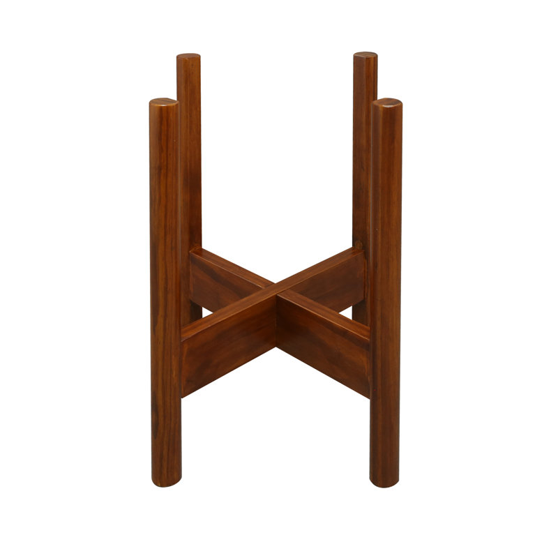 Ogallala Plant Stand, 16" H x 12" L x 12" D, Antique Mahogany