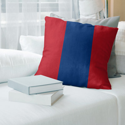 Striped Linen Reversible Throw Pillow