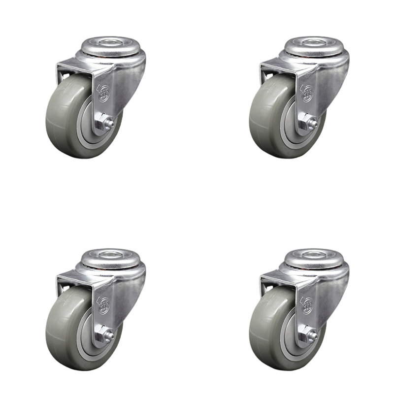 Polyurethane Caster, Gray