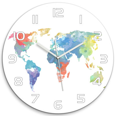 Joelys Glass Wall Clock