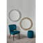 Javin Round Metal Swirl Framed Wall Mounted Accent Mirror-98305155