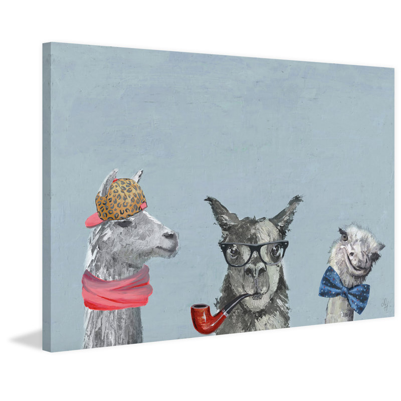 Wrapped Canvas Painting, 10" H x 15" W x 1.5" D
