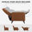 Sima High Back Modern Recliner-663244610