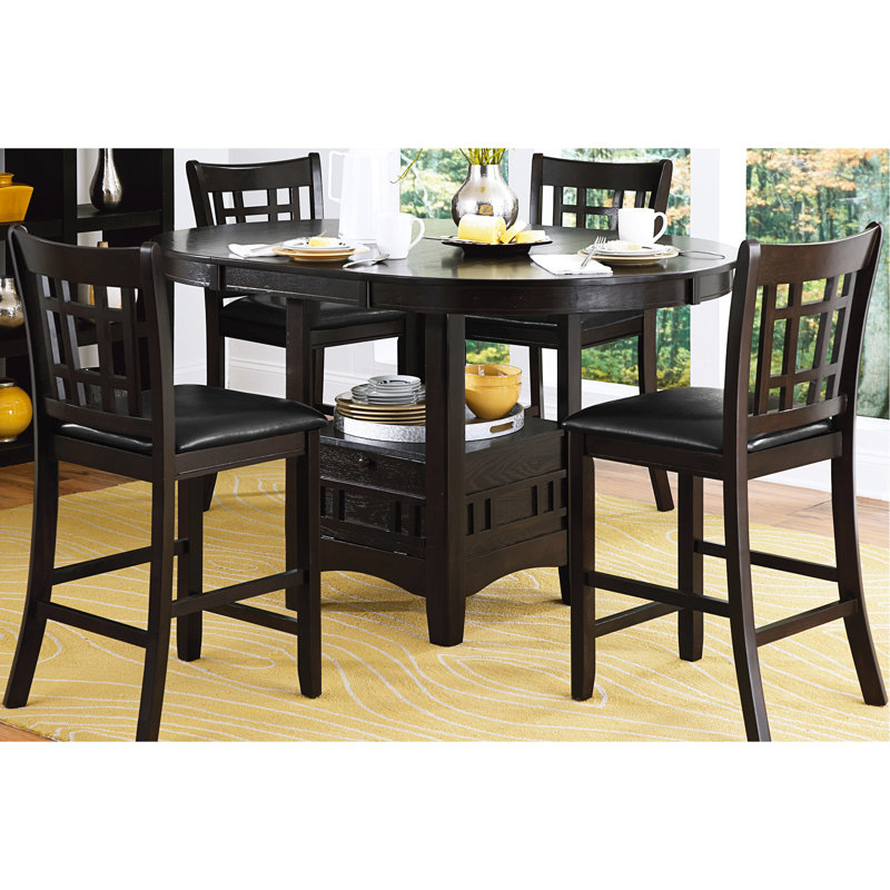 Chaises à hauteur de comptoir, sièges revêtus de similicuir, dimensions de 20 po x 41,5 po, support de poids de 250 lb pour la salle à manger 2 pièces, finition, revêtement, structure en bois, capacité, siège solide