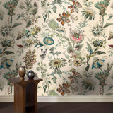 Flora Fantasia 9.84" L x 70.87" W Wallpaper Roll