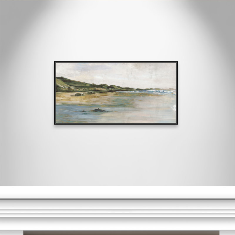 «Cordoba Tide’s Edge» par, H 25,5 po x l 49,5 po, Noir