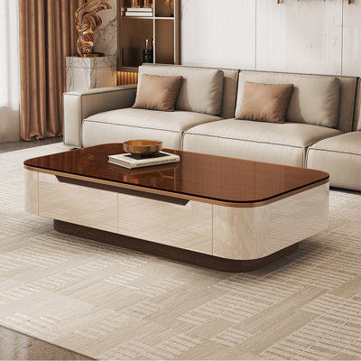 Minimalist and low-luxury coffee table