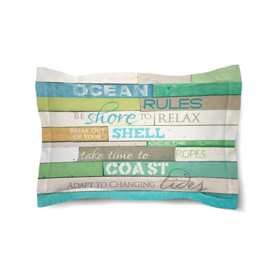 Housse de couette standard Laural Home Ocean Rules