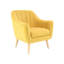 Fauteuil d'appoint capitonné en tissu-24389089