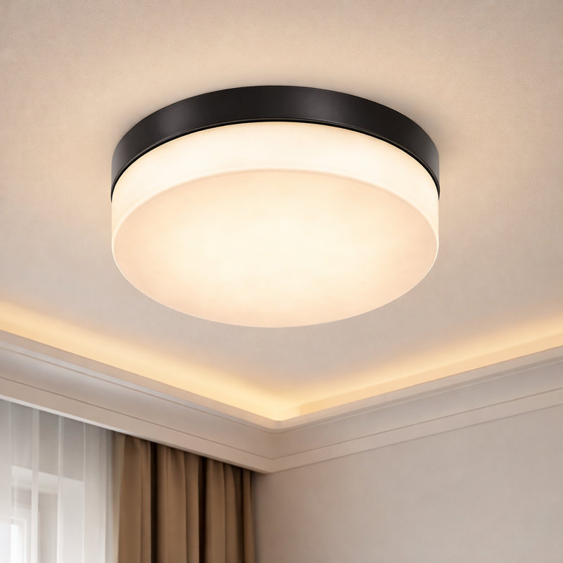 Plafonnier 36W à DEL réglable 36W avec 5 températures de couleur et un éclairage encastré à intensité variable pour le salon, la chambre à coucher et le couloir