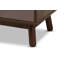 Table de chevet en bois manufacturé