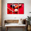 «Table de billard», 3 pièces sur toile-98562823