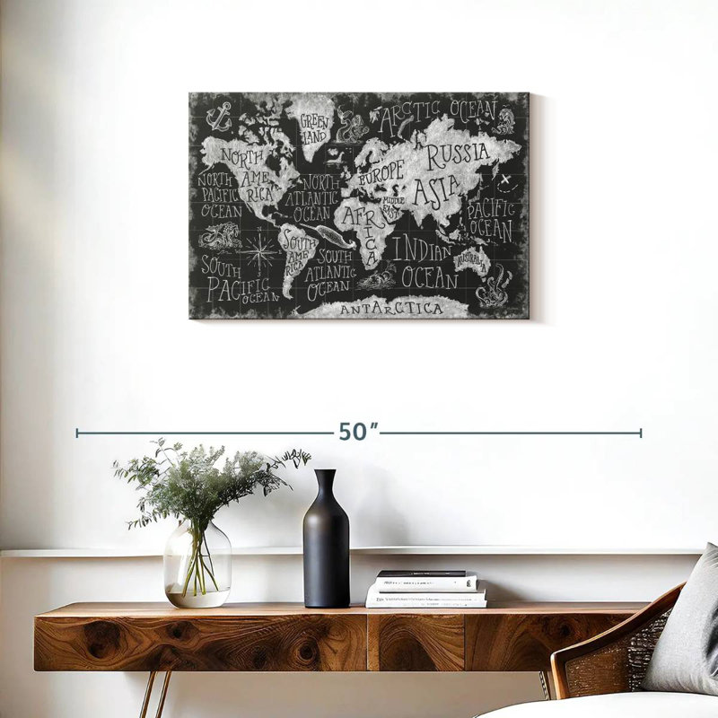 Keiri Mythical Map I, H 20 po x l 30 po