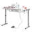Rollaway 40.25" x 20" Foldable Sewing Table with Sewing Machine Platform and Wheels