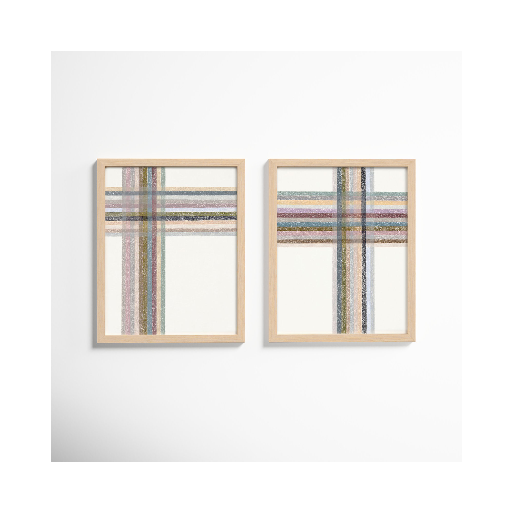 Intersections: Vertical by Beth James, Black Framed, 30" W x 38" H