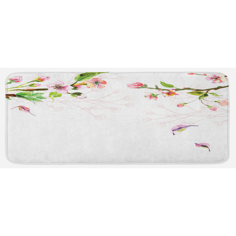 Paillasson en fleurs au printemps