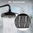 High-Pressure Rainfall Shower Head with Adjustable Angles, Anti-Clogging Silicone Nozzles, and 1.8 GPM Water Efficiency-112669939