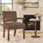 Brown Jacquard