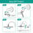 Rain Adjustable Shower Head 1.8 GPM GPM-86758540