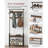Coat Rack, Hall Tree With Shoe Bench For Entryway, Entryway Bench With Coat Rack, 4-In-1, With 9 Removable Hooks
