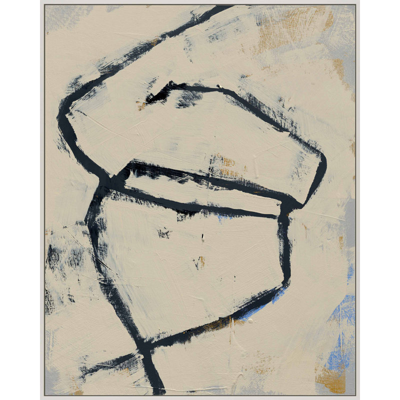 Twisted 2 Print by Jacques Pilon, 20" H x 16" W x 1.25" D, White Framed Canvas