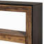 Console de 104 cm (41 po), table d'entrée de style champêtre avec rangement ouvert