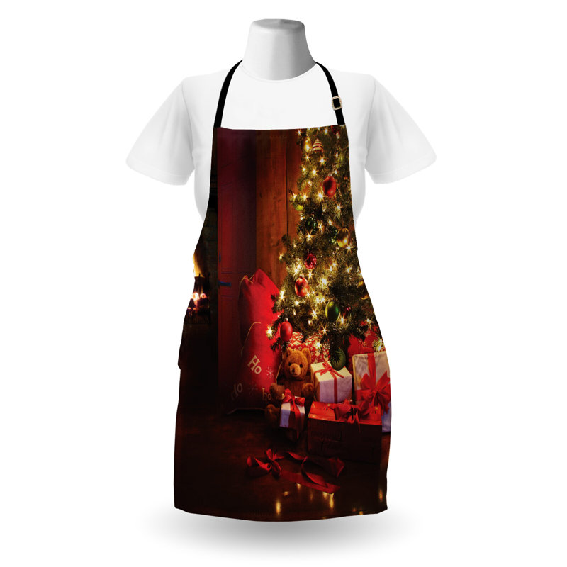 Christmas No Pattern Bib Apron