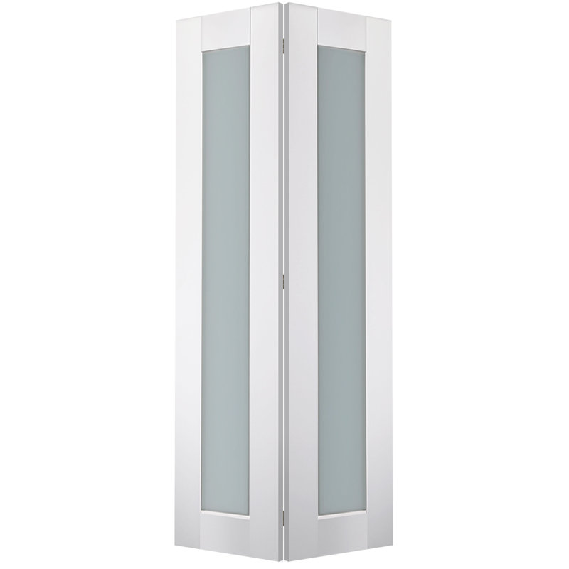 Porte pliante en verre Smart Pro avec trousse de quincaillerie d'installation, 48 po x 79,38 po