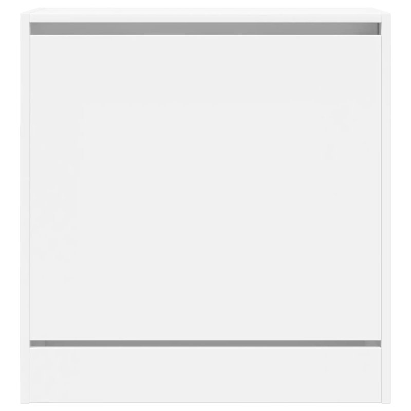 3 Pair Shoe Storage Cabinet, White