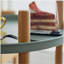 Storage Shelf, 360° Rotating Bookshelf, 4 Tier Bookcase w/ Large-Capacity Storage Space, Multifunctional Storage Rack