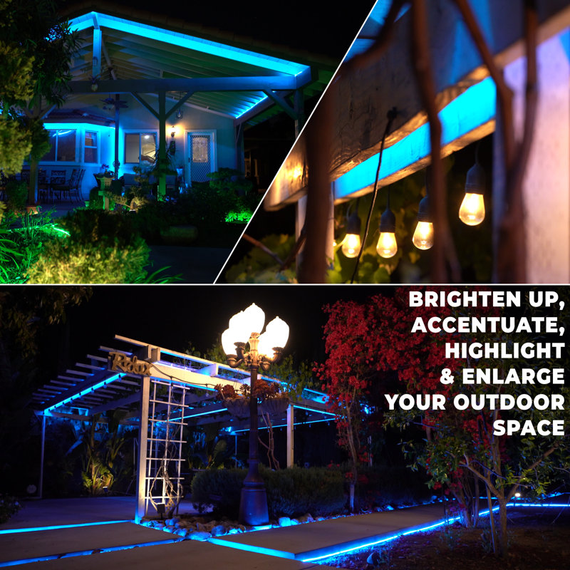 LED Rope Light w/ 8 Mode, Blue, 3600" L