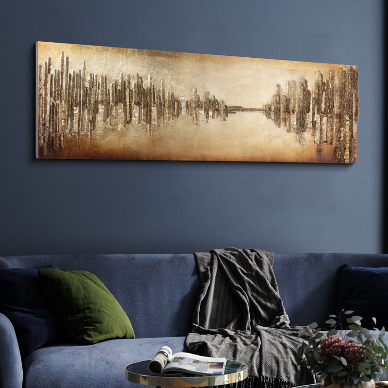 "Passages", art mural en bois peint à la main