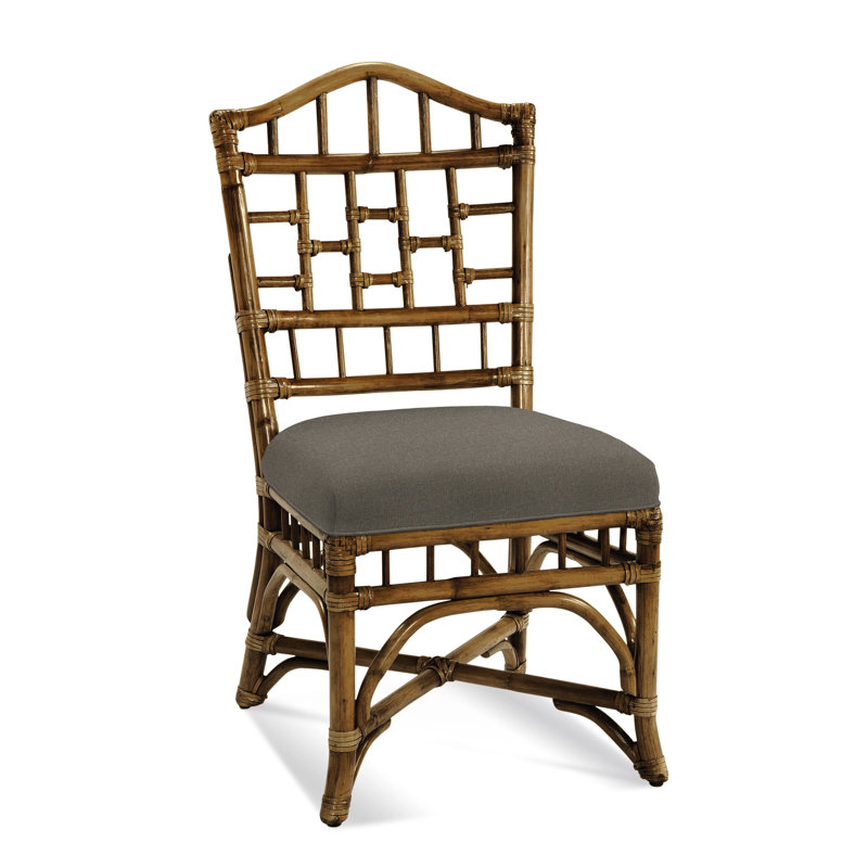 Chippendale Side Dining Chair, Havana, Gray Sugar Performance; 0863-84