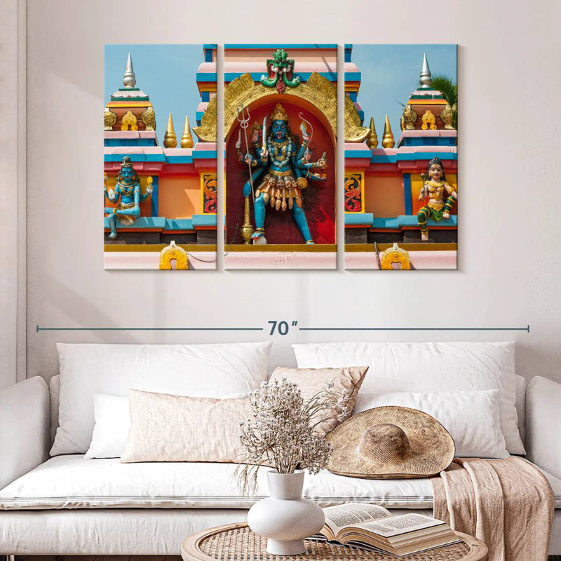 Adella Varkala Kali Statue, 28" H x 45" W