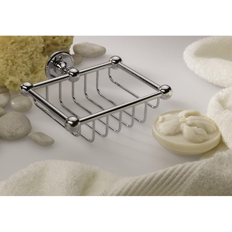 Shower Basket, Polished Nickel