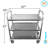 Chariot utilitaire robuste en acier inoxydable