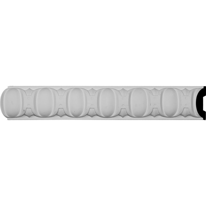 Egg And Dart 3.25'' H x 96.13'' W x 1'' D Urethane Chair Rail