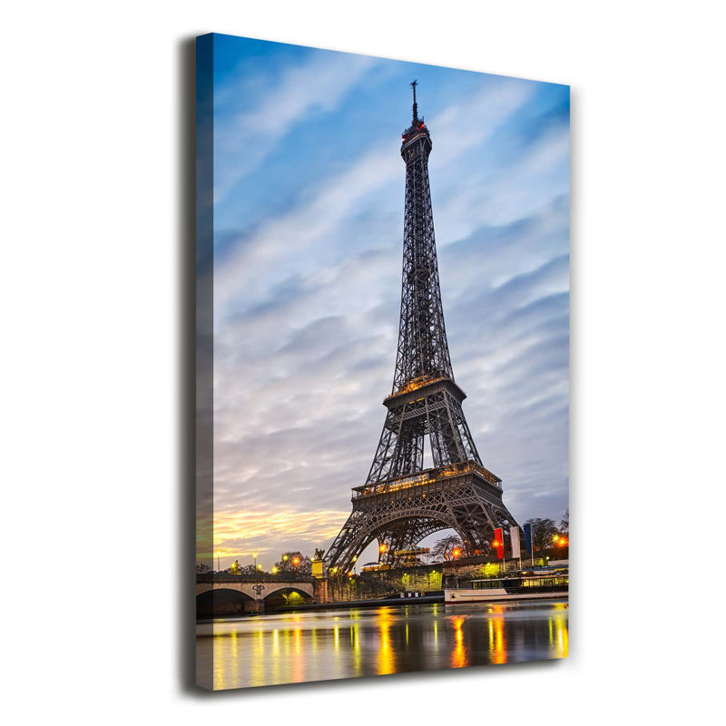 Eiffel Tower Paris - Wrapped Canvas Print