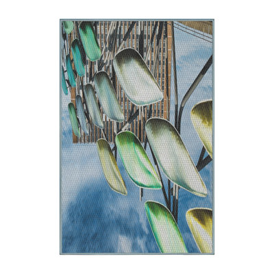 Tapis bleu