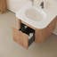 Wall Mounted Single Vanity Bathroom Vanity With Cultured Marble Top