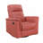 Leather Upholstered Swivel Glider Reclining Chair Luxury Living Room Furniture Comfort Chair 1Pc Plush Comfort-1584304588