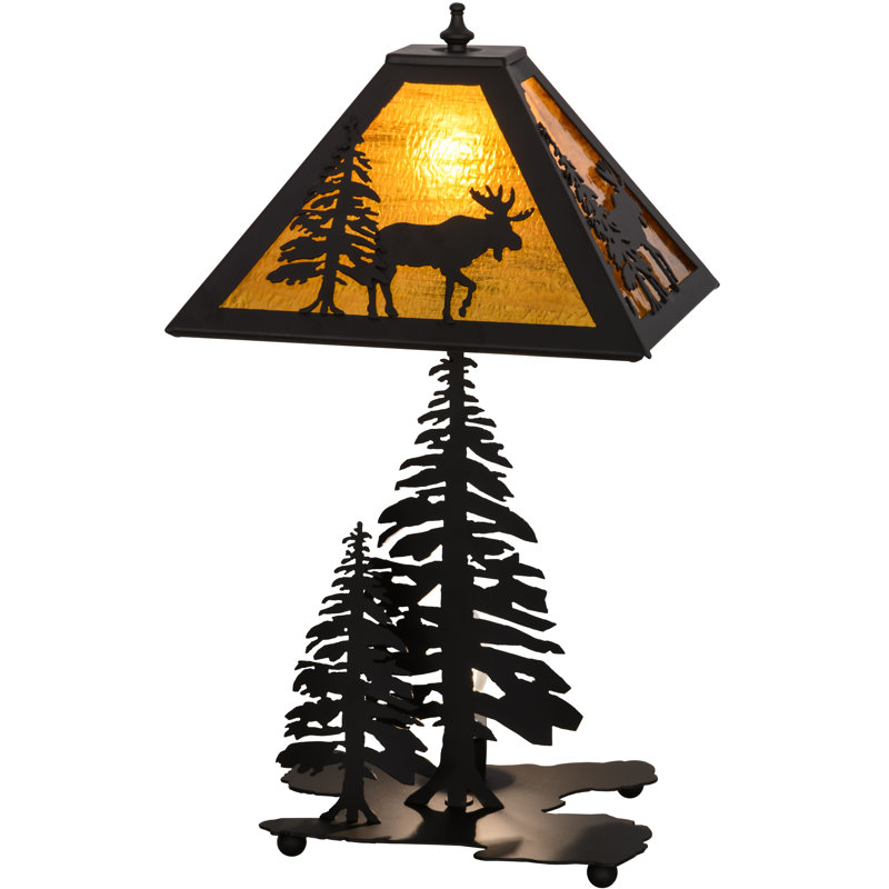 Rustic Lodge Table Lamp